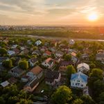 An image of the suburbs, that might have a spike in violent crime.
