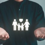 A man choosing the right life insurance policy for him and his family