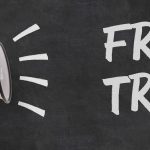Someone advertising a free trial