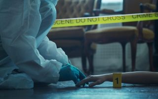 There are clues that your home was previously a crime scene.