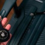 A visible AirTag on your luggage can be used to track your home location.